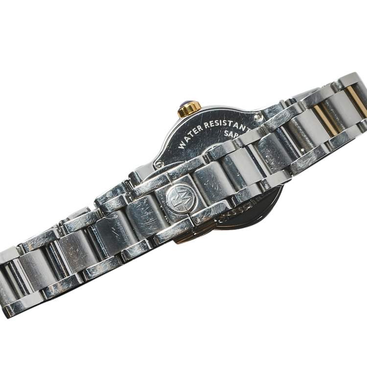 Pre Owned Raymond Weil MOP Two-Tone Stainless Steel Diamonds Noemia 5927-SPS-00995 Women's Wristwatch 27 mm