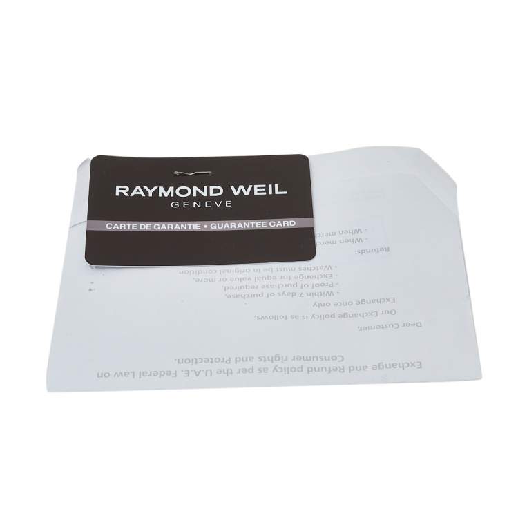 Pre Owned Raymond Weil MOP Two-Tone Stainless Steel Diamonds Noemia 5927-SPS-00995 Women's Wristwatch 27 mm