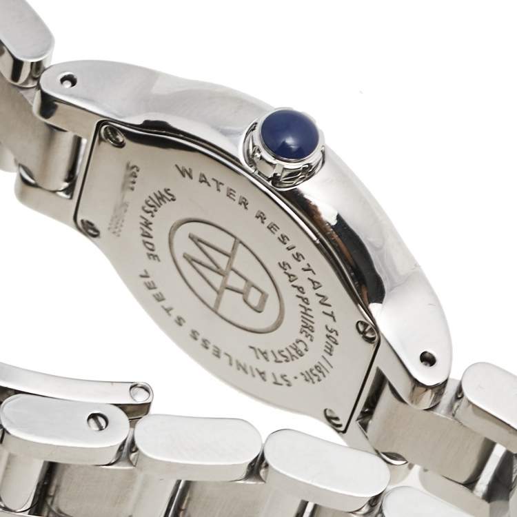 Pre Owned Raymond Weil Mother of Pearl Stainless Steel Diamond Noemia 5927 Wristwatch 27 mm