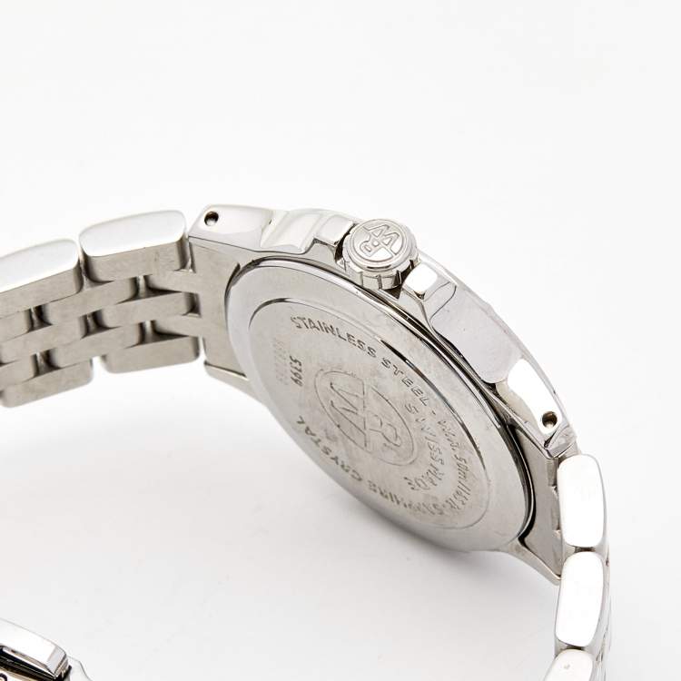 Pre Owned Raymond Weil Mother of Pearl Diamond Stainless Steel Tango 5399-STS-00995 Women's Wristwatch 28MM