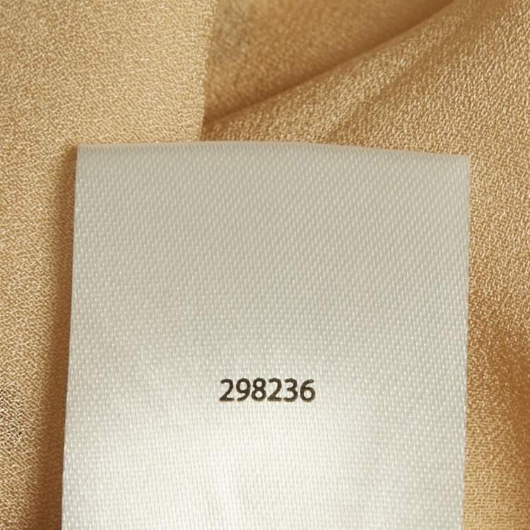 مملوكة مسبقًا Réalisation Par White Polka Dot Silk Tie Up Halter Neck Dress S