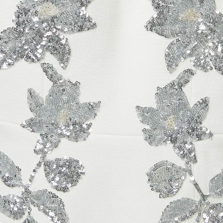 Pre Owned Rebecca Vallance White Embellished Bridal Lucilla Gown XS