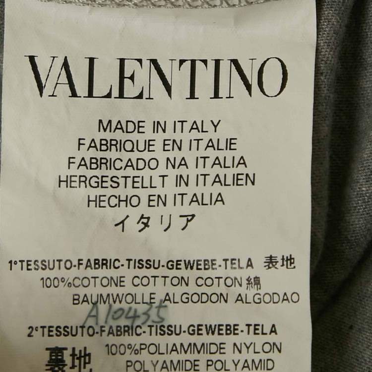 Pre Owned RED Valentino Grey Tulle Sleeveless Mini Dress S