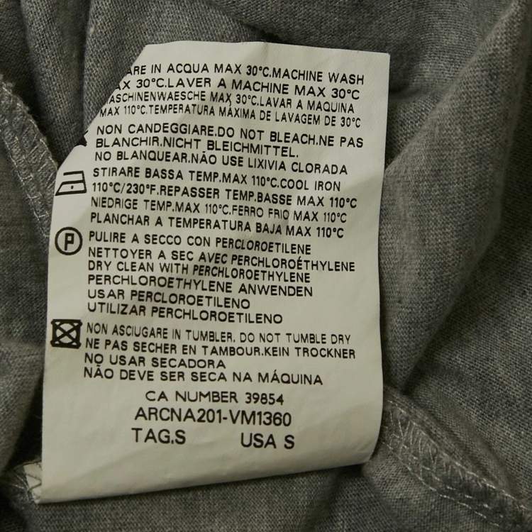 Pre Owned RED Valentino Grey Tulle Sleeveless Mini Dress S