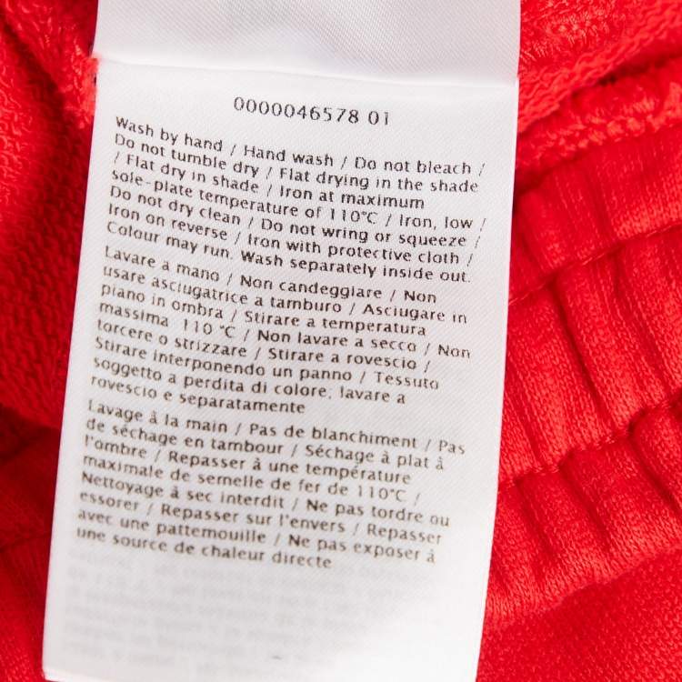 Pre Owned RED Valentino Red Cotton Flared Track Pants XL