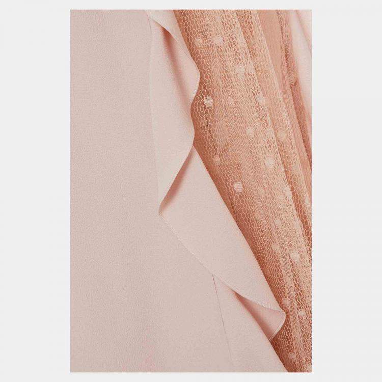 Pre Owned Redvalentino Acetate Mini Dress 42