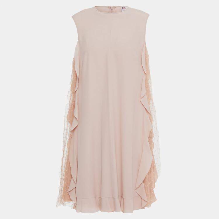 Pre Owned Redvalentino Acetate Mini Dress 42