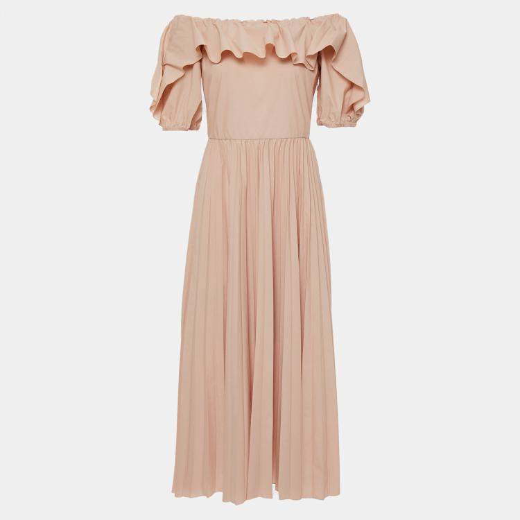 Redvalentino Cotton Midi Dress 40 RED Valentino | TLC