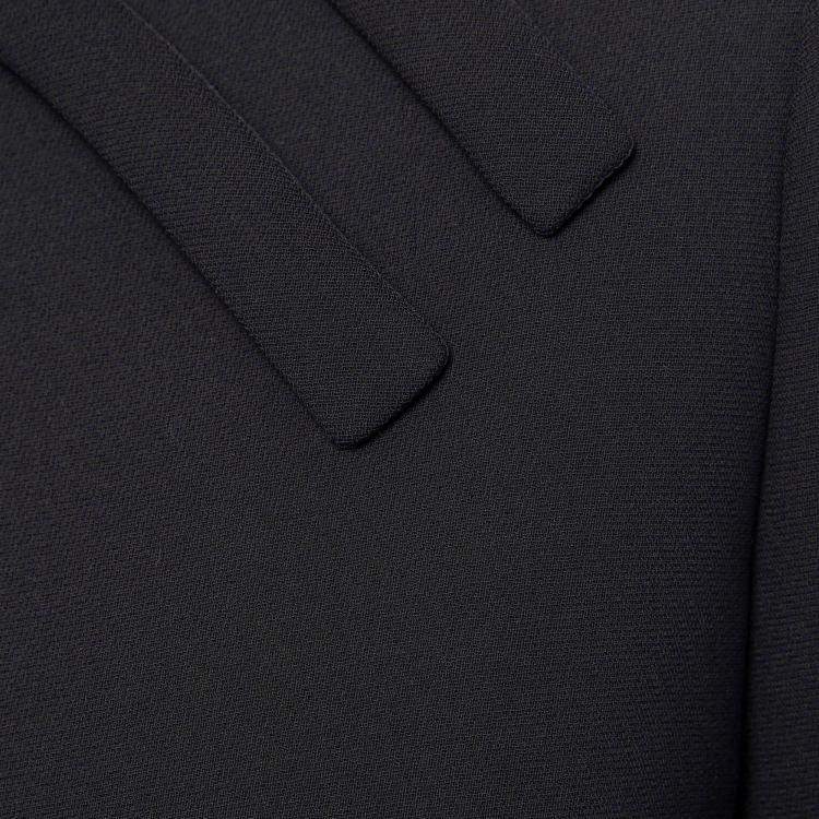 Pre Owned Red Valentino Black Crepe Bow Detail Jacket L (IT 44) 