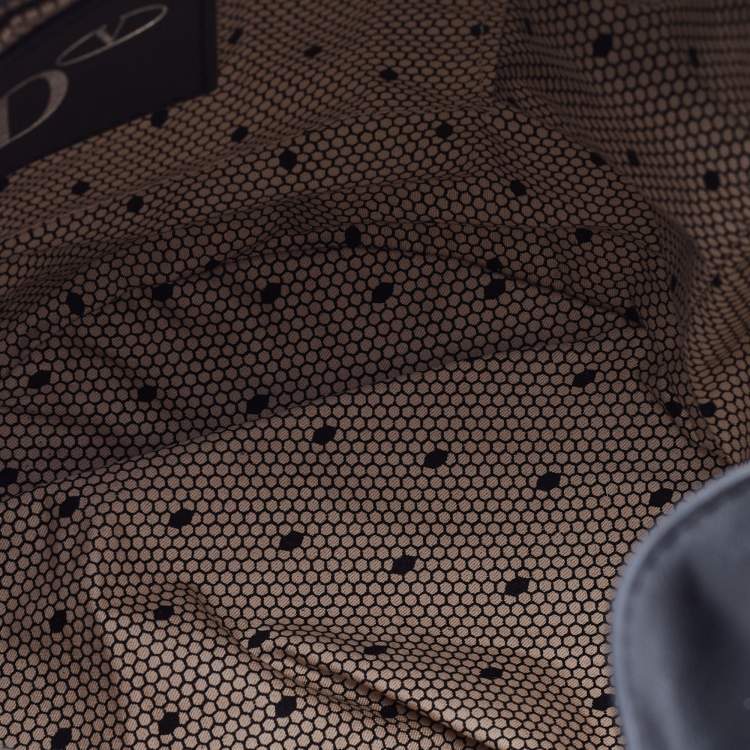 Pre Owned RED Valentino Black Leather Studded Drawstring Bucket Bag
