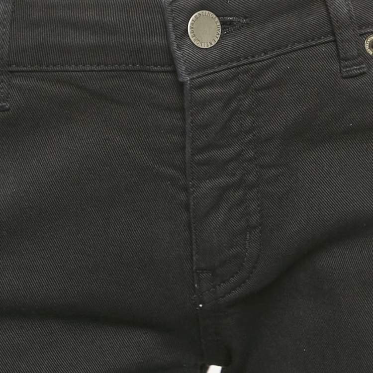 Pre Owned RED Valentino Black Denim Pleated Pocket Jeans L Waist 31"