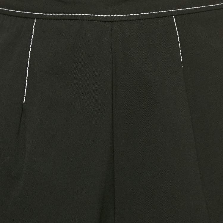 Pre Owned RED Valentino Black Wool Blend Short M