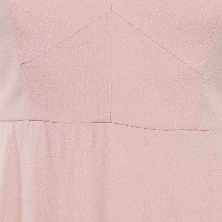 Pre Owned RED Valentino Pink Satin Mini Dress S