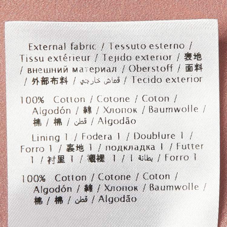 Pre Owned RED Valentino Coral Pink Jersey A-Line Mini Skirt M