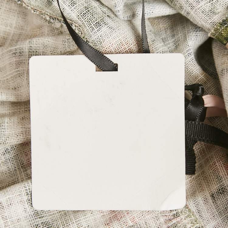 Pre Owned RED Valentino Green Floral Print Ramie Mini Dress S