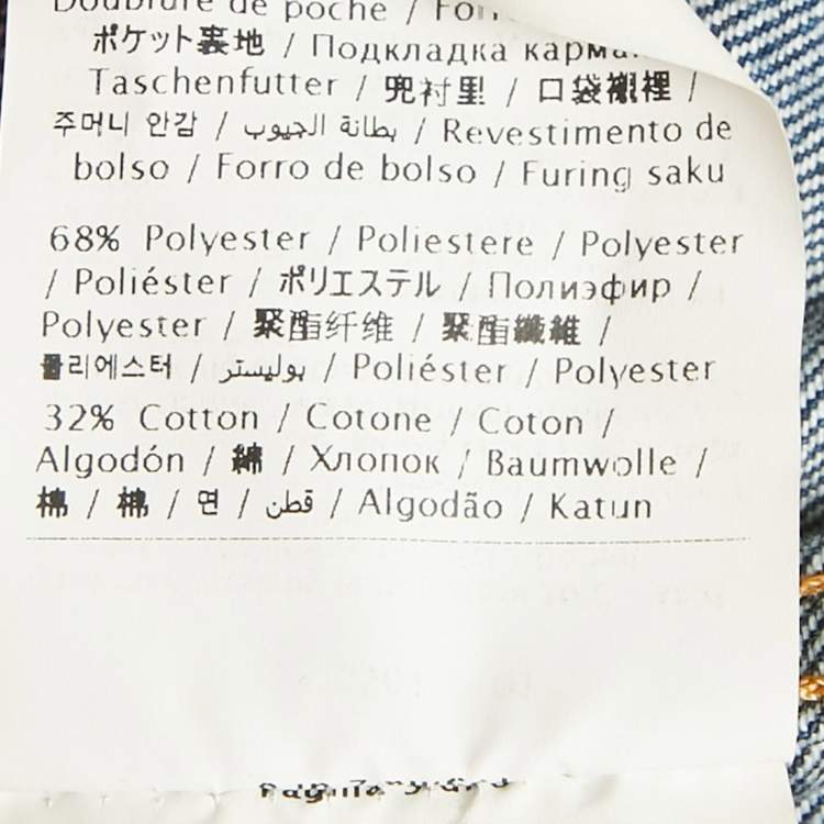 Pre Owned RED Valentino Blue Washed Frayed Denim Mini Skirt M Waist 27"