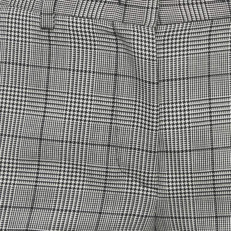Pre Owned RED Valentino Grey Houndstooth Pattern Wool Pants S