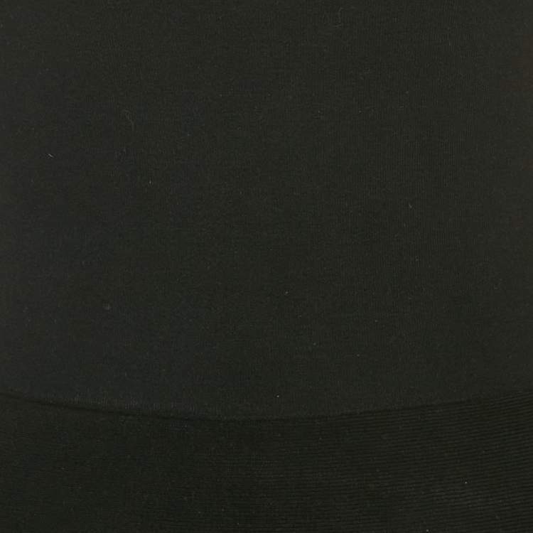 Pre Owned RED Valentino Black Wool Blend Flared Mini Dress M