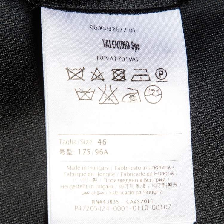 Pre Owned RED Valentino Black Velvet & Taffeta Strapless Mini Dress L