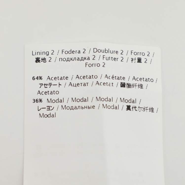 Pre Owned RED Valentino Olive Green Nylon Long Skirt S