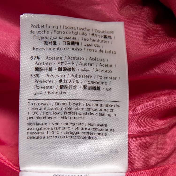 Pre Owned Red Valentino Pink Silk Lace Tie Detail Short Dress M