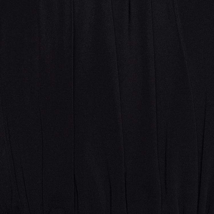 Pre Owned RED Valentino Vintage Knit Ruffled Sleeve Dress M