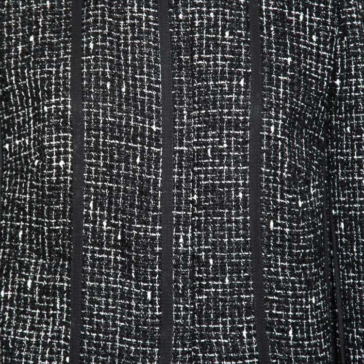 Pre Owned RED Valentino Black Tweed Jacket L