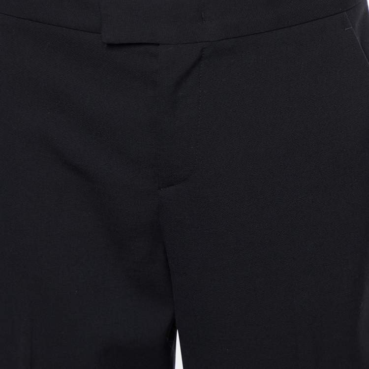 Pre Owned RED Valentino Black Wool Blend Wide Leg Culottes S