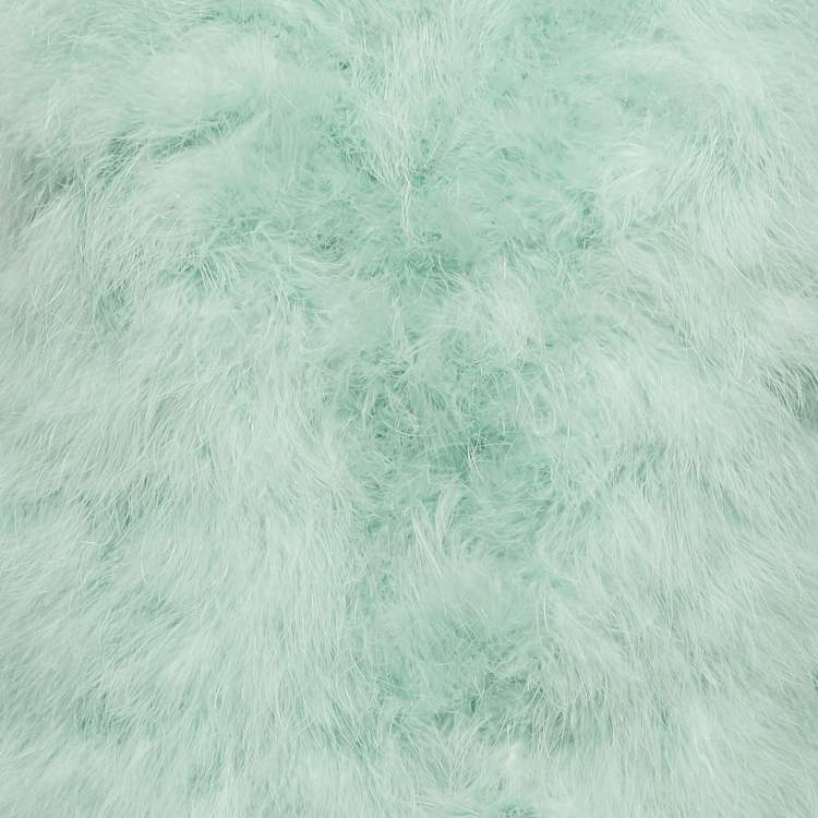 Pre Owned RED Valentino Pastel Green Feathered Waistcoat S