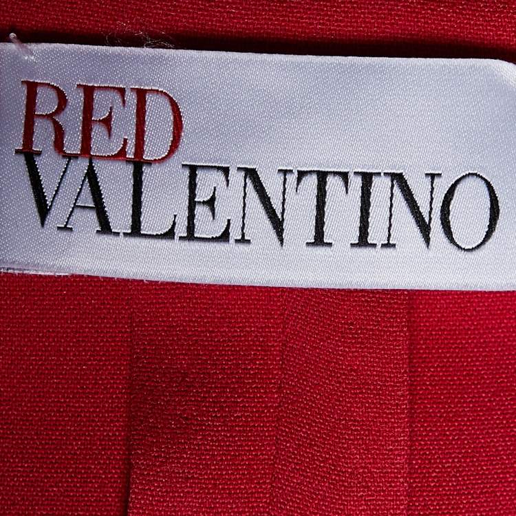 Pre Owned RED Valentino Pink Crepe Tailored Blazer M