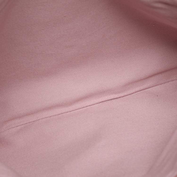 Pre Owned حقيبة كروس بودي فالنتينو أحمر جلد وردي بنقشة فيونكة