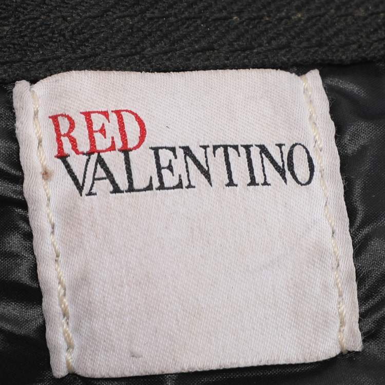 Pre Owned RED Valentino Bow Black Nylon Tote