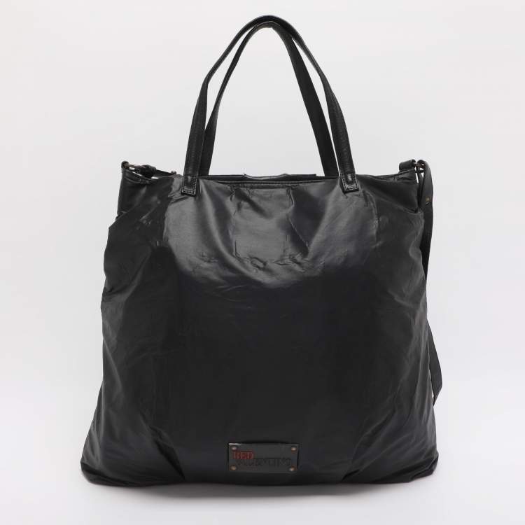 Pre Owned RED Valentino Bow Black Nylon Tote