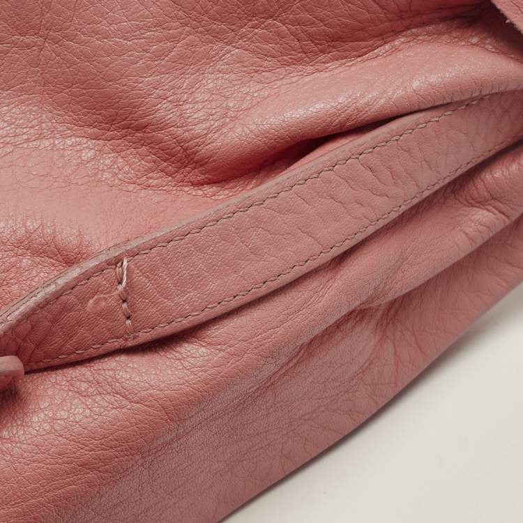 Pre Owned RED Valentino Bow Pink Leather Hobo 