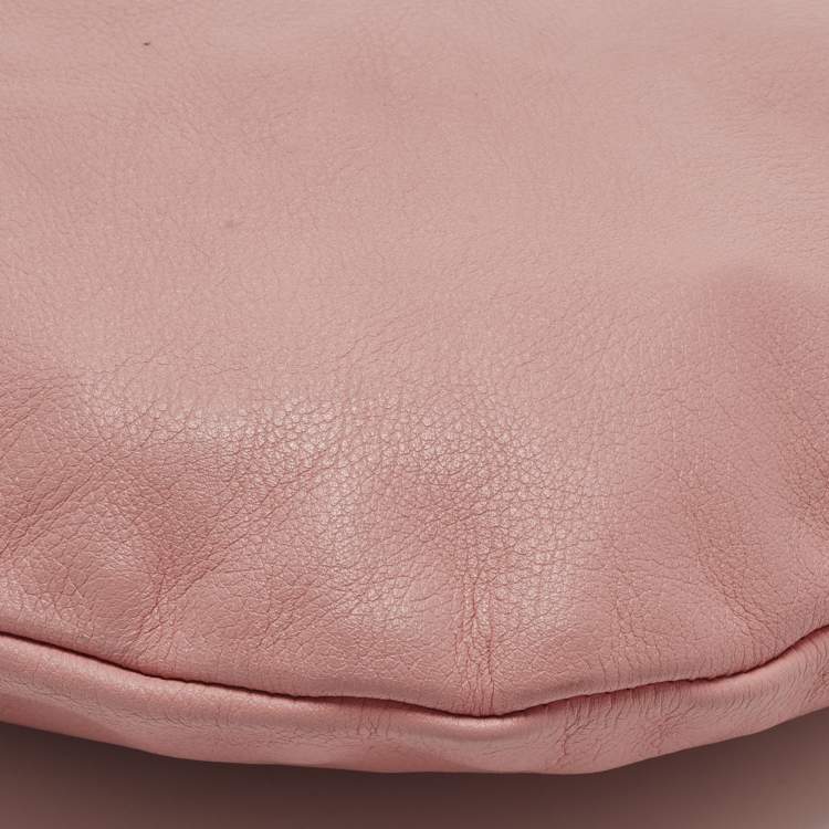 Pre Owned RED Valentino Bow Pink Leather Hobo 