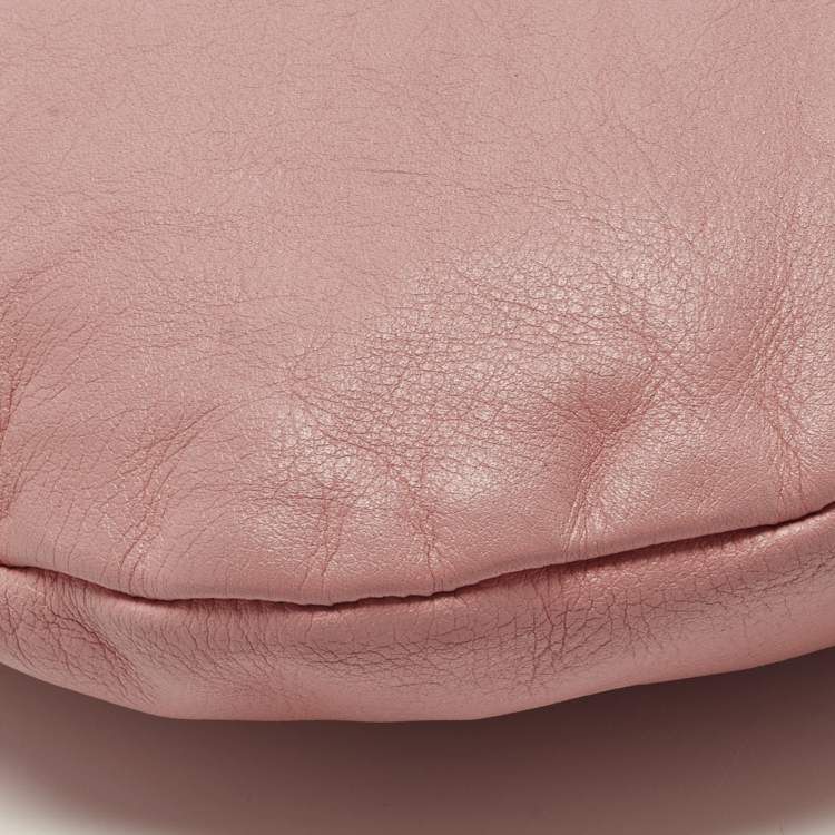 Pre Owned RED Valentino Bow Pink Leather Hobo 