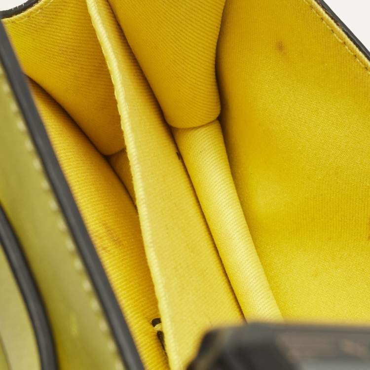 Pre Owned RED Valentino Yellow Leather Chain Clutch