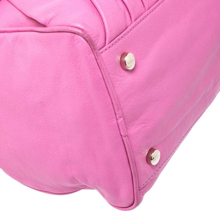 Pre Owned RED Valentino Pink Leather Bow Sacthel
