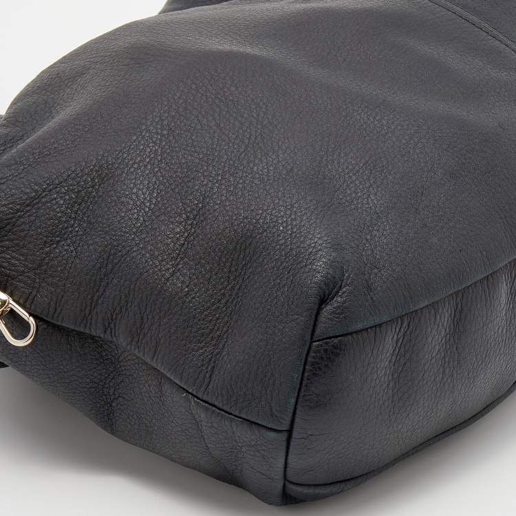 Pre Owned RED Valentino Black Leather Bow Tote 