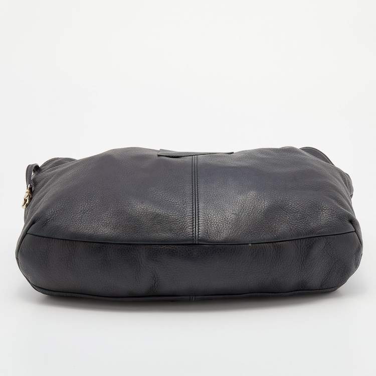 Pre Owned RED Valentino Black Leather Bow Tote 