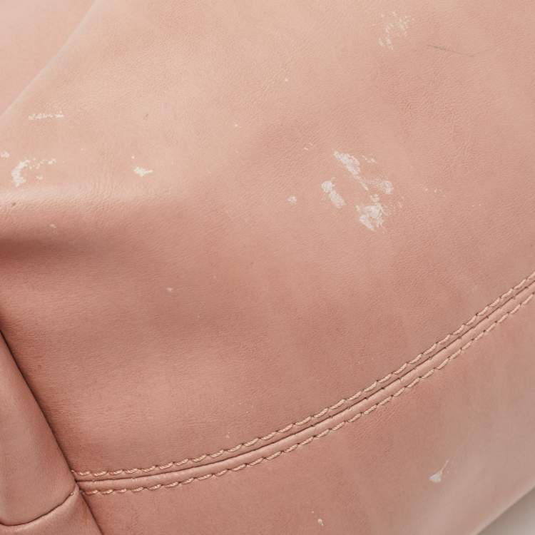 Pre Owned RED Valentino Old Rose Leather Bow Tote