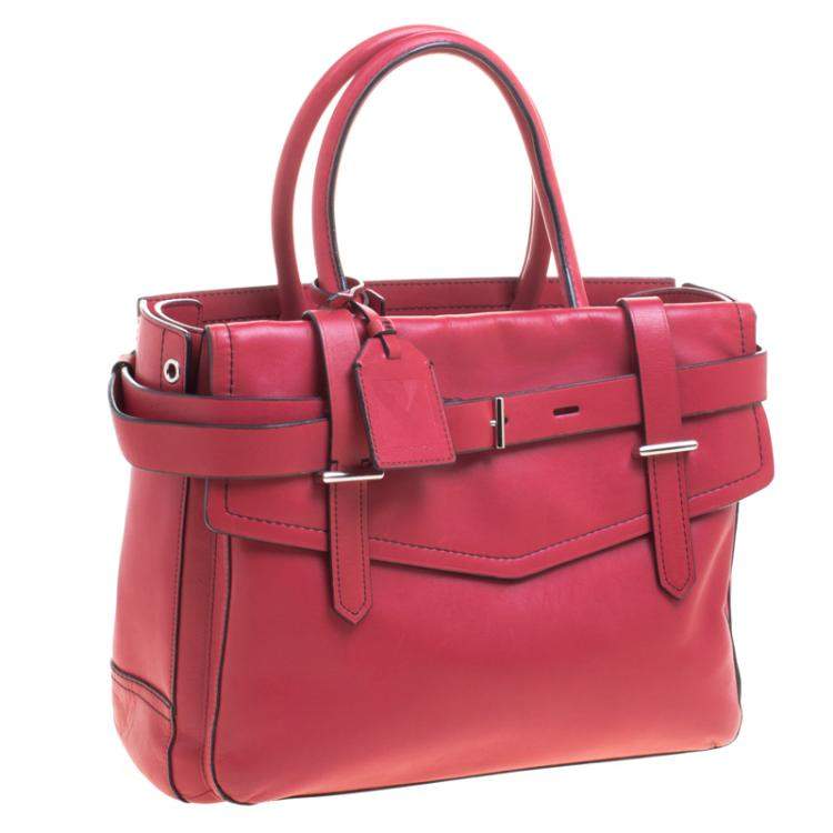 Pre Owned Reed Krakoff Rosewood Pink Leather Boxer Satchel