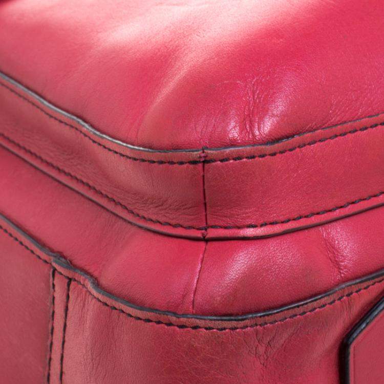 Pre Owned Reed Krakoff Rosewood Pink Leather Boxer Satchel