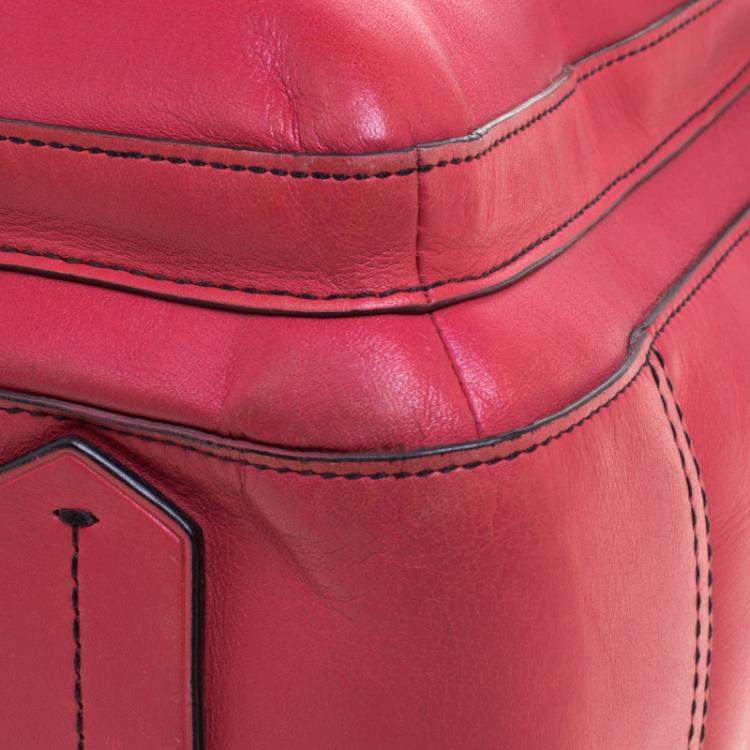 Pre Owned Reed Krakoff Rosewood Pink Leather Boxer Satchel