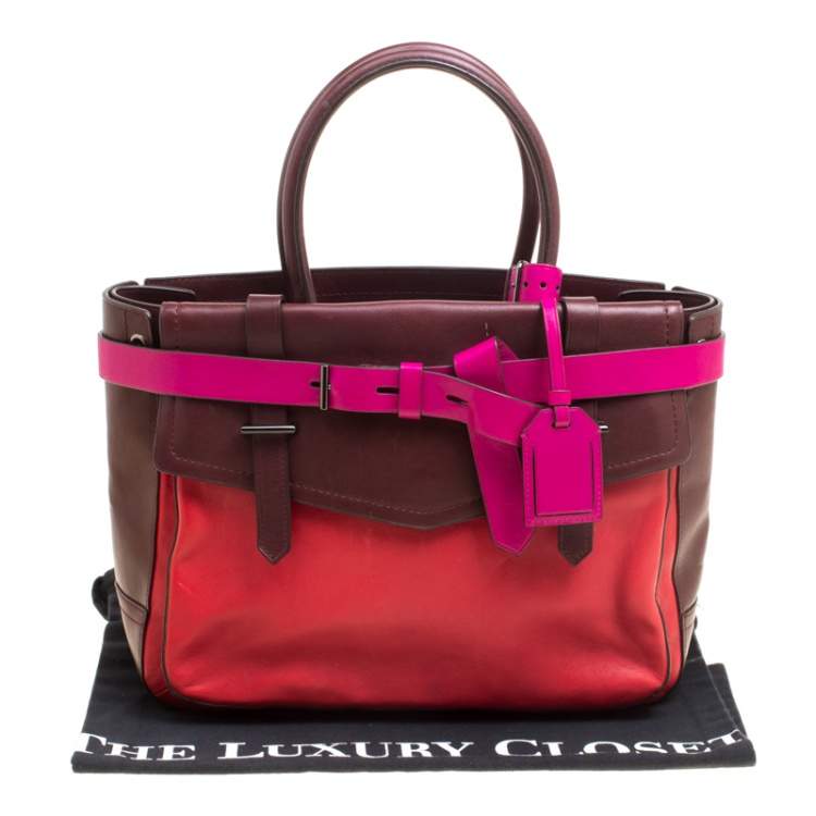 Pre Owned Reed Krakoff Multicolor Leather Boxer Tote