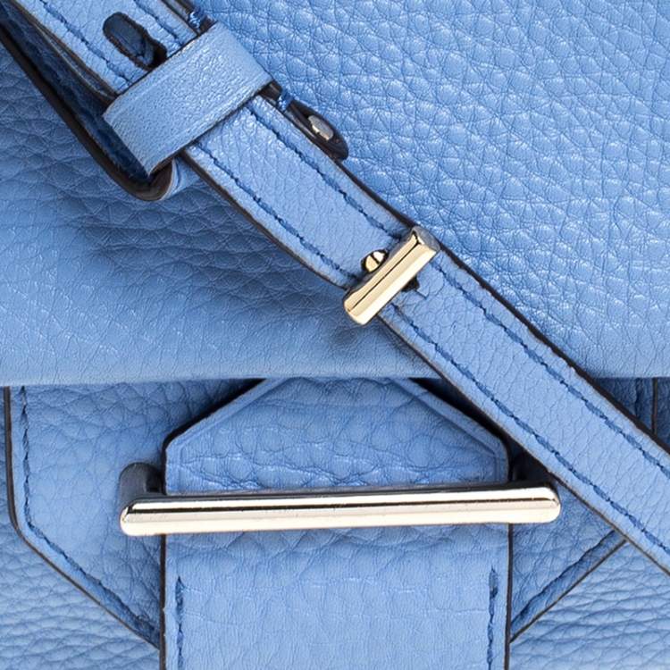 Pre Owned Reed Krakoff Sky Blue Leather Crossbody Bag