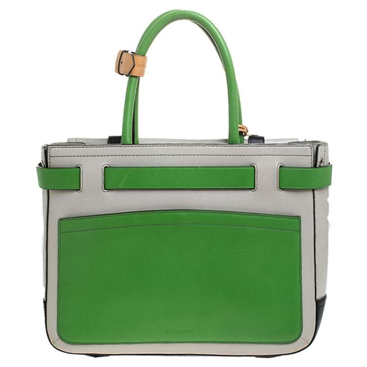 Pre Owned Reed Krakoff Multicolor Leather Boxer Tote