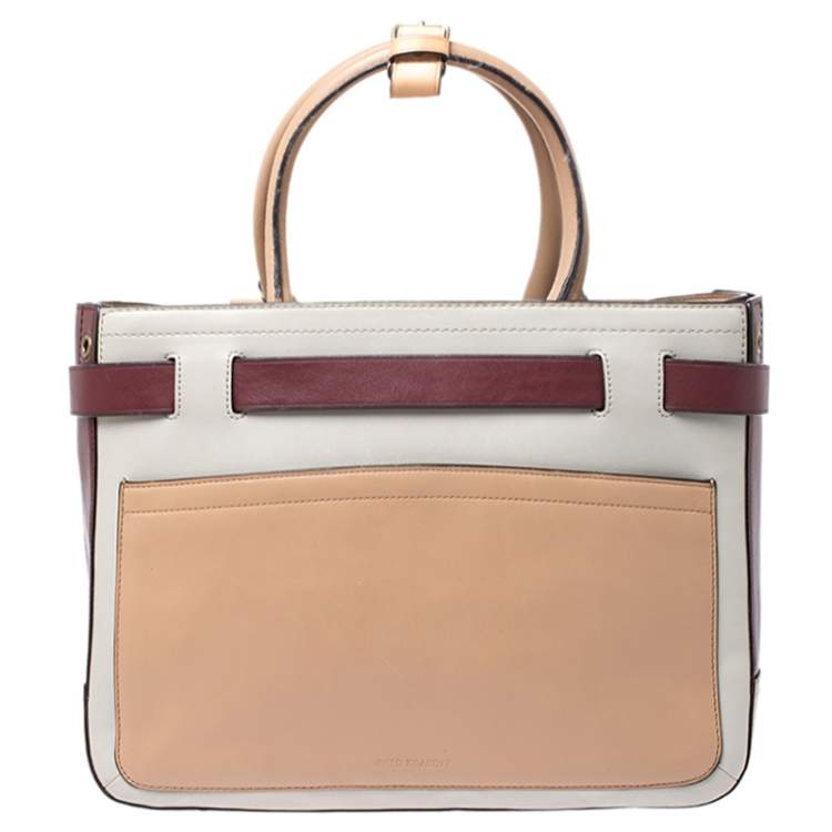 Pre Owned Reed Krakoff Multicolor Leather Gator Boxer II Tote