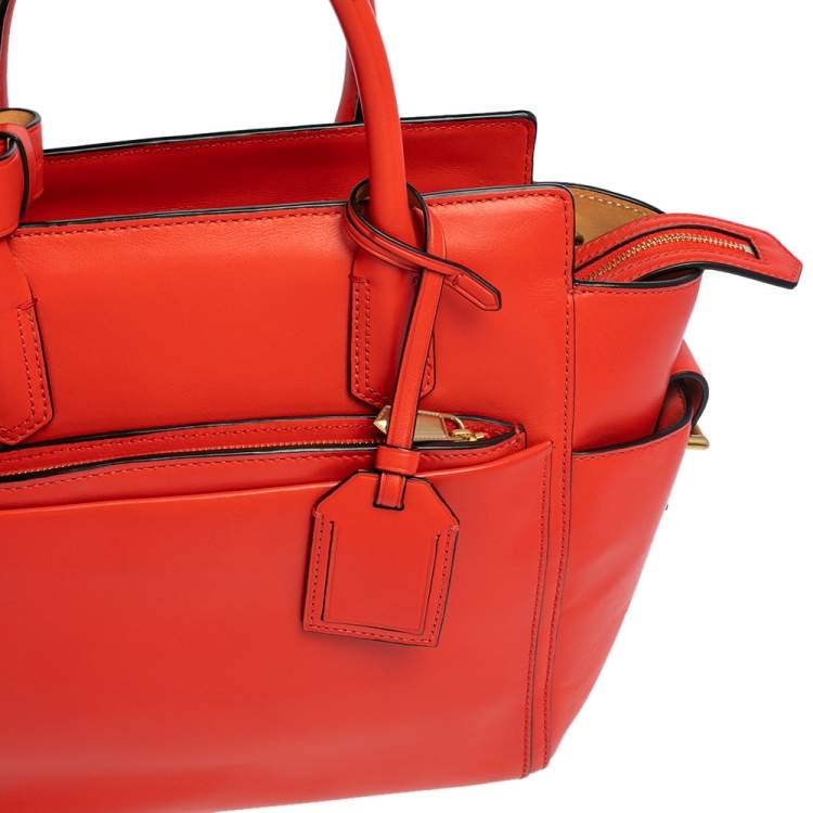مملوكة مسبقًا Reed Krakoff Red Leather Atlantique  Tote