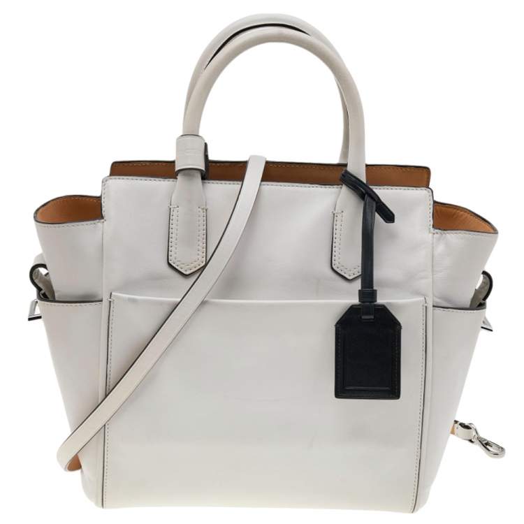 Pre Owned Reed Krakoff White Leather Atlantique Tote